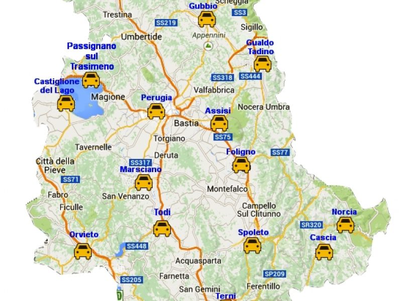 mappa car sharing regionale